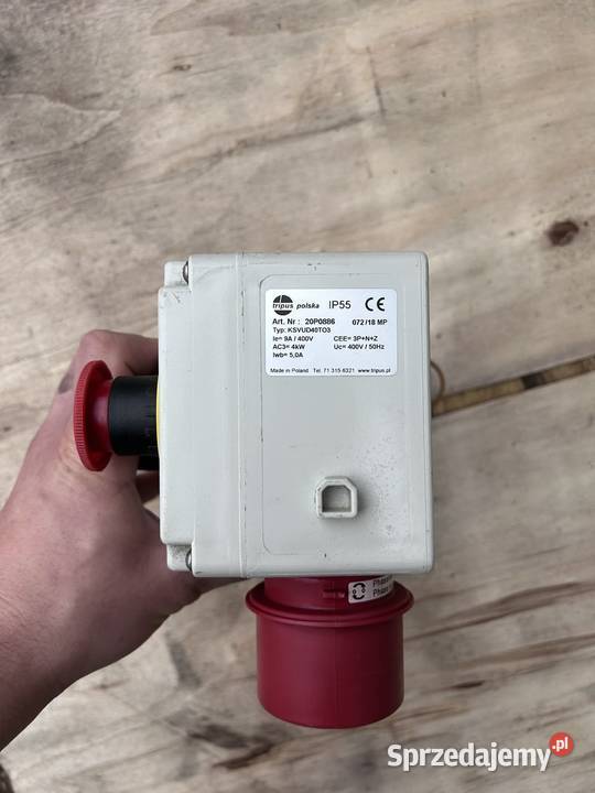 Nowy wyłącznik silnikowy Tripus 400 podlaskie