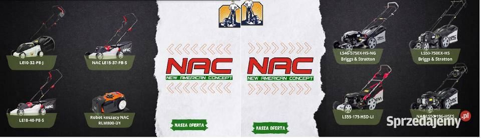 Kosiarka spalinowa z koszem NAC 46 NAC Skawina