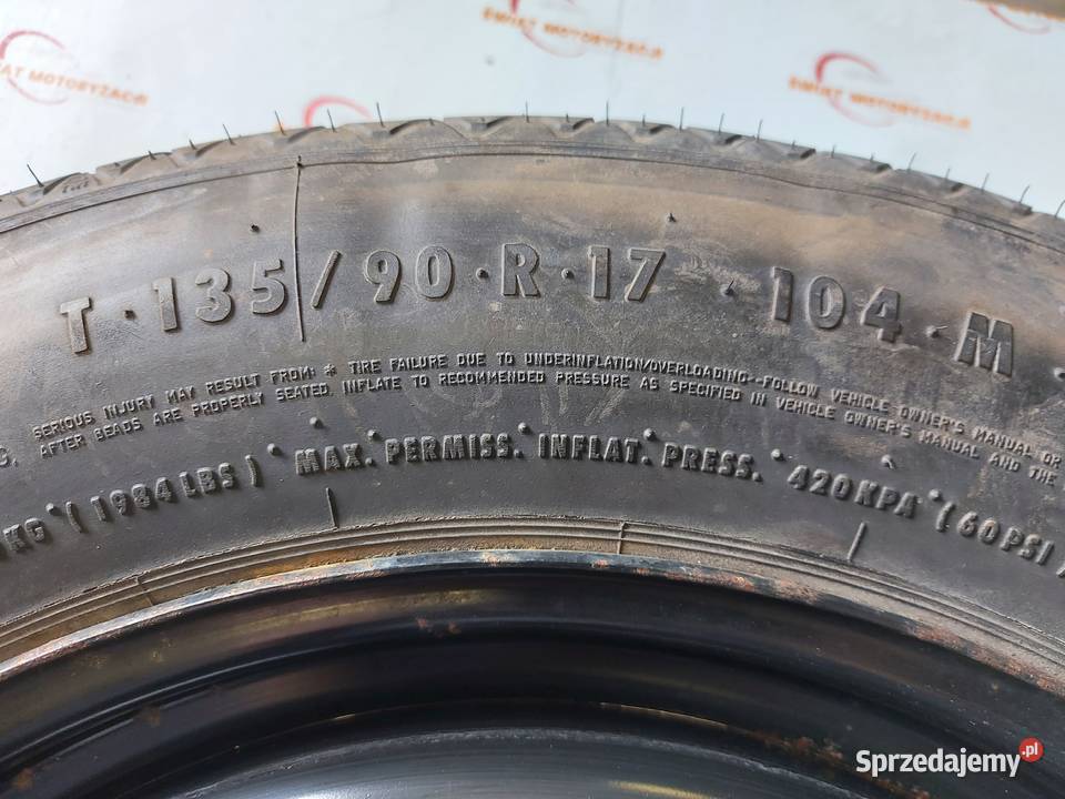 KUGA MK1 MK2 koło dojazdowe 1359017 104M 5x108 Kielce