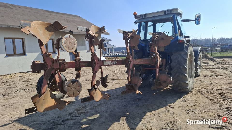 Pług 4 skibowy obrotowy obrotowy krone Mustang Krone łódzkie Sieradz