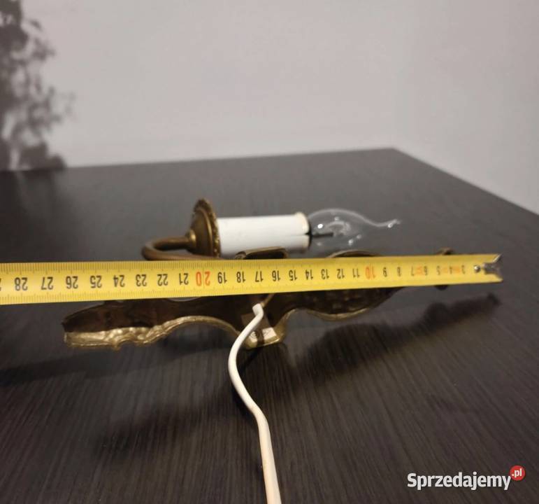 Kinkiet mosiądz vintage