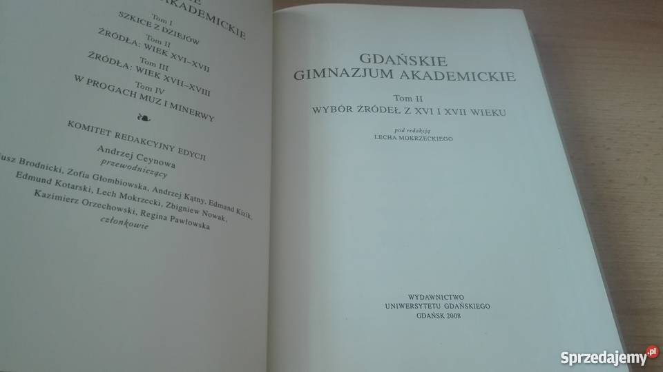 Gdańskie Gimnazjum Akademickie T 2 Mokrzecki Rok wydania 2008 Książki naukowe i popularnonaukowe Książki naukowe i popularnonaukowe sprzedam