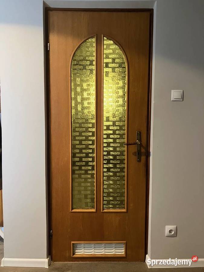 Drewniane drzwi wewnętrzne vintage okleina Drzwi wewnętrzne