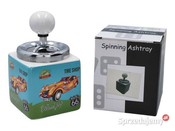 Popielniczka Ceramiczna Kwadratowa Retro