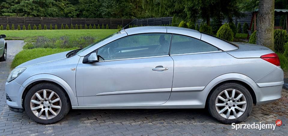 Opel ASTRA COUPECABRIO 103 przebieg srebrny Warszawa