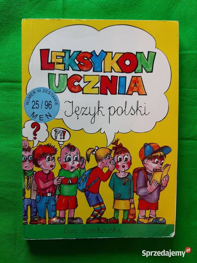 Ewa Romkowska Leksykon ucznia język polski miękka mazowieckie