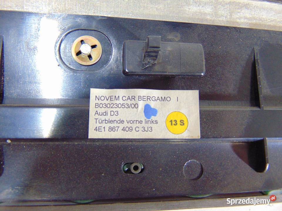 LISTWA OZDOBNA DRZWI LEWY PRZÓD A8 D3 4E1867409C sprzedam