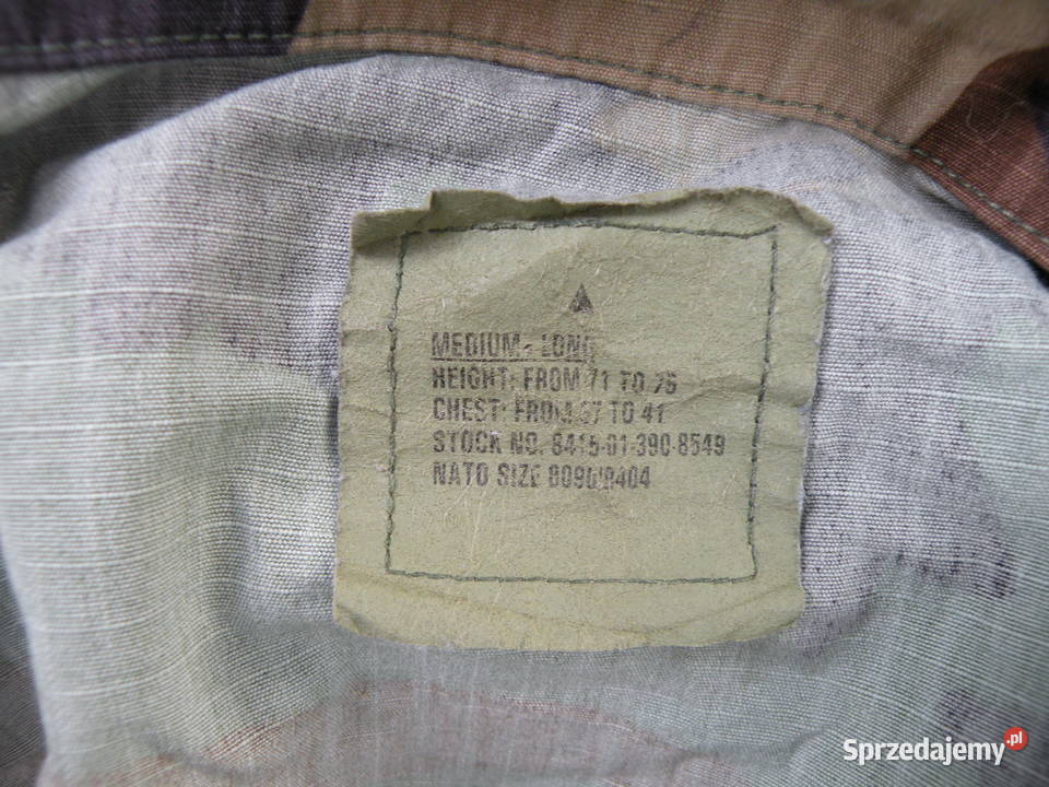 Bluza BDU woodland medium long ripstop dolnośląskie Wrocław