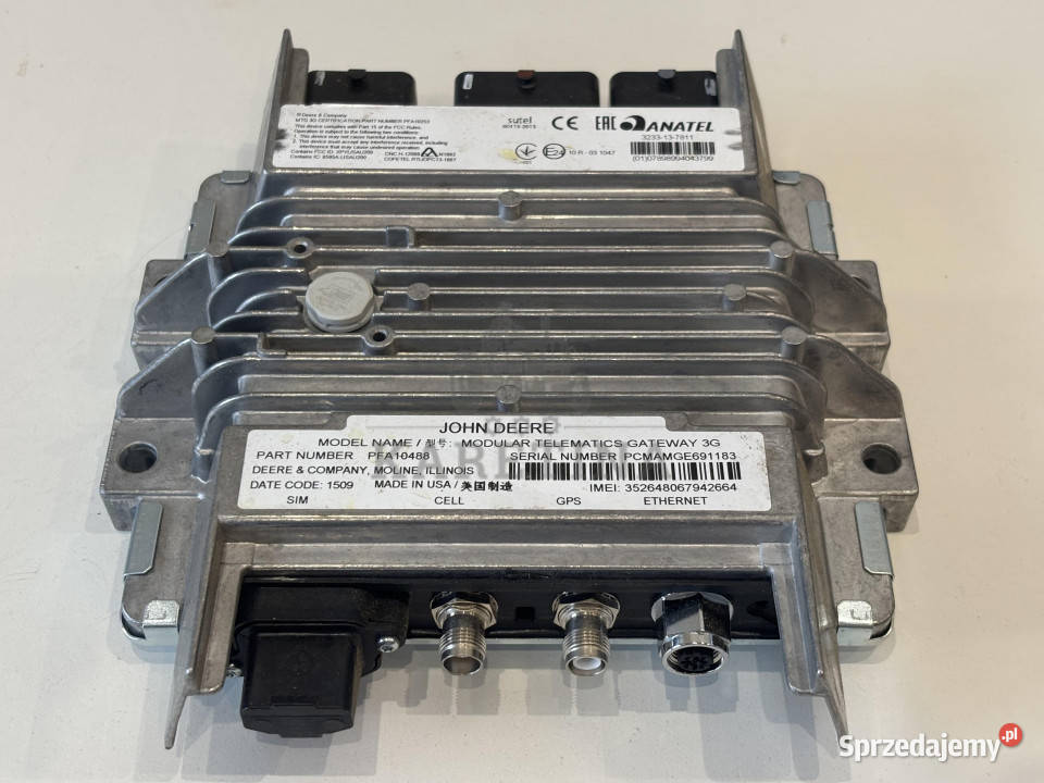 John Deere 7200 7230R 7260R Moduł Elektroniczny Pozostałe wielkopolskie