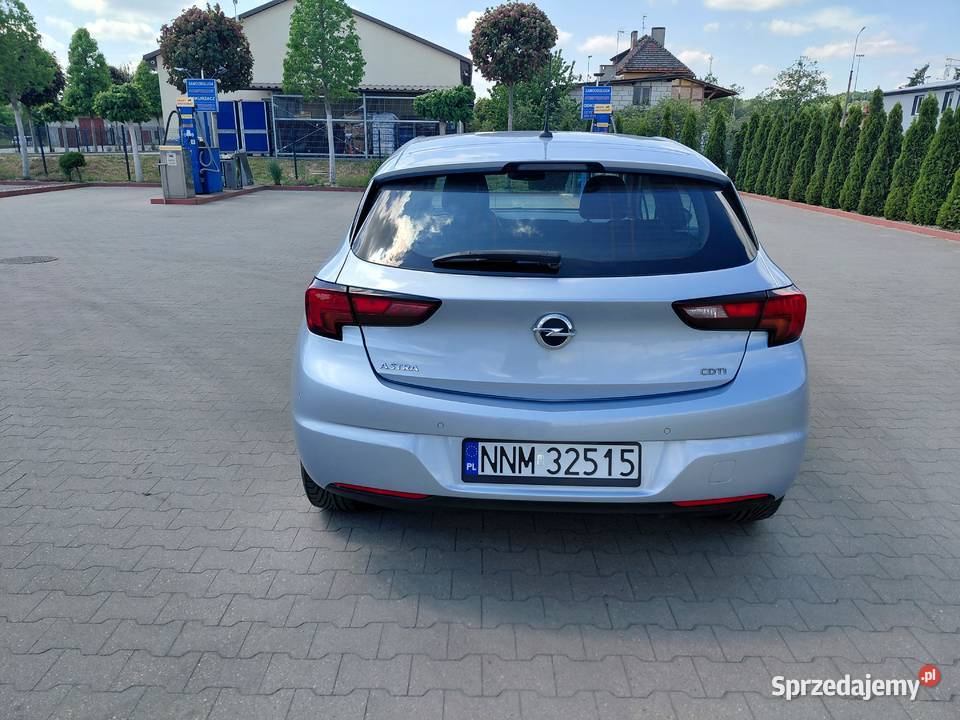 Astra K 16 CDTI z małym przebiegiem hatchback Nowe Miasto Lubawskie