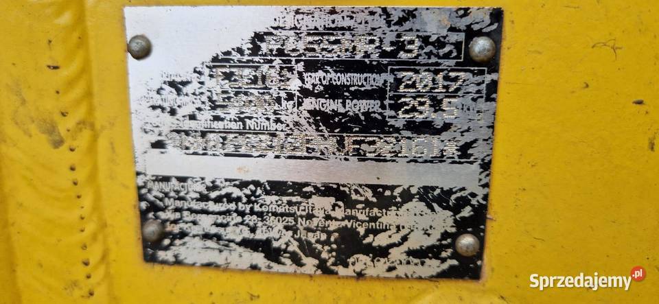 Wynajem koparki gąsienicowej Koamtsu PC55