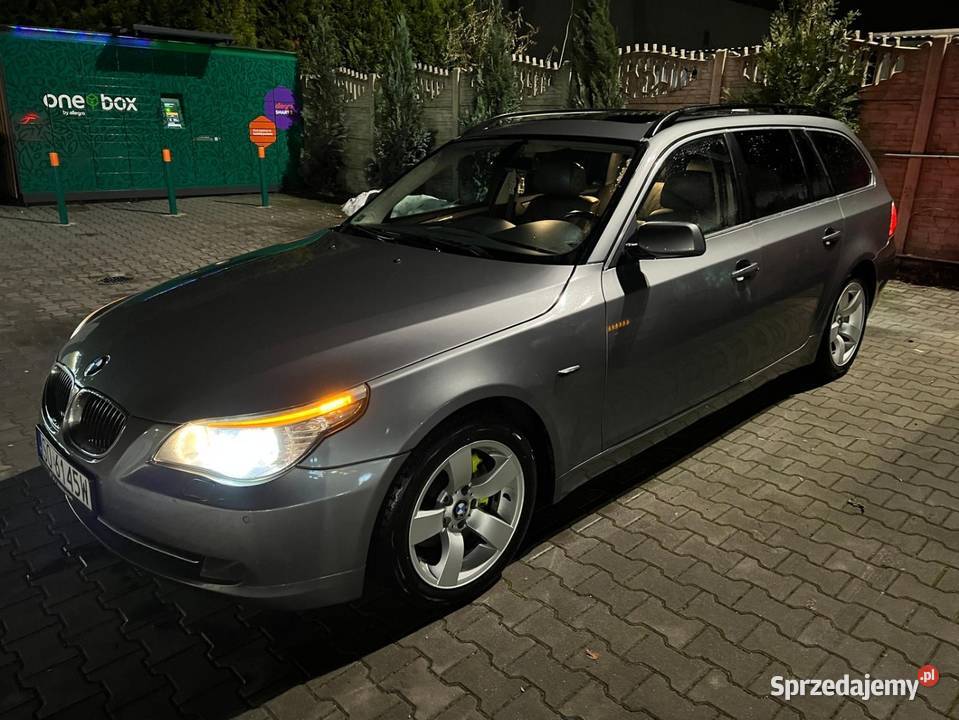 BMW E61 2008 lift 20d automat Panorama skóra reflektory ksenonowe