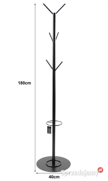 Nowoczesny Wieszak Metalowy Stojący na ubrania Wieszaki mazowieckie Sobienie-Jeziory
