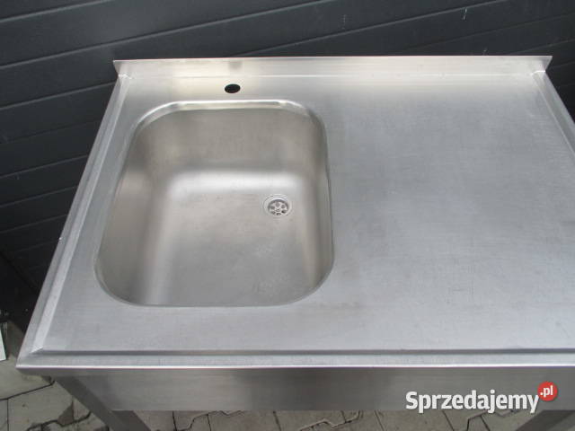 Stół Zlew Jednokomorowy Stal Nierdzewna 1007085 wielkopolskie