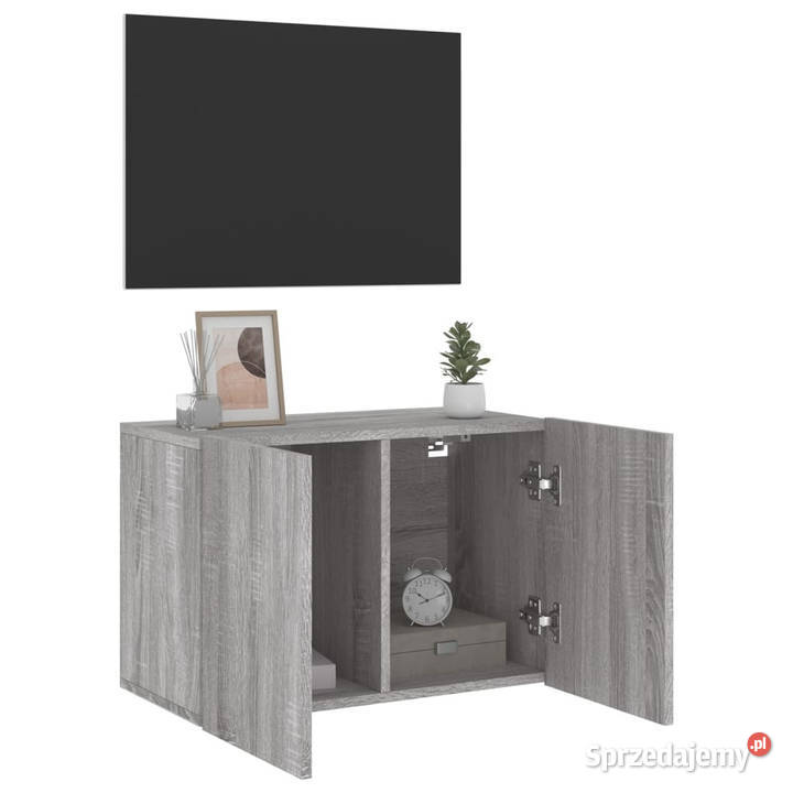 Ścienna szafka TV szary dąb sonoma 60x30x41 Warszawa