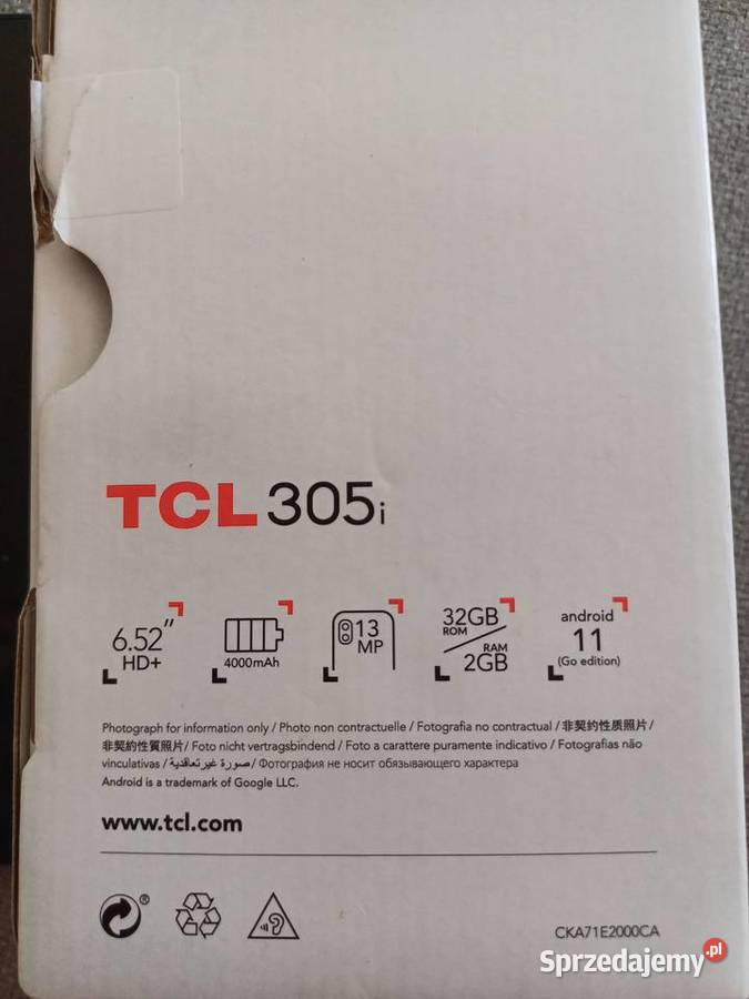 Telefon komórkowy TCL305I