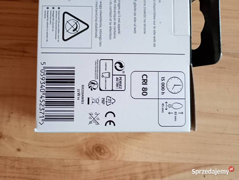 LED żarówka świetlówka Diall 3x22W E14 4000K Szczecin sprzedam