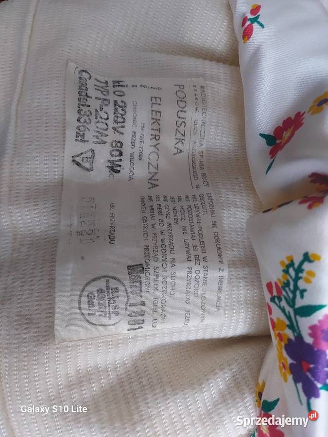 Poduszka elektryczna PRL nowa Poduszki sprzedam