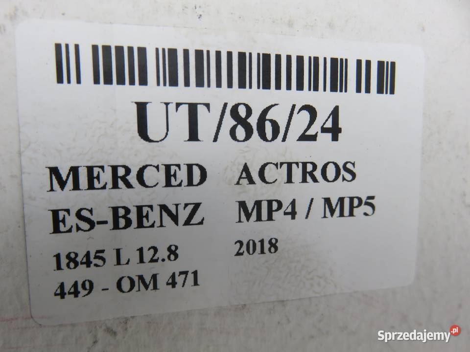 PÓŁOŚ PRAWA TYLNA MERCEDES ACTROS MP4 1845 L 128