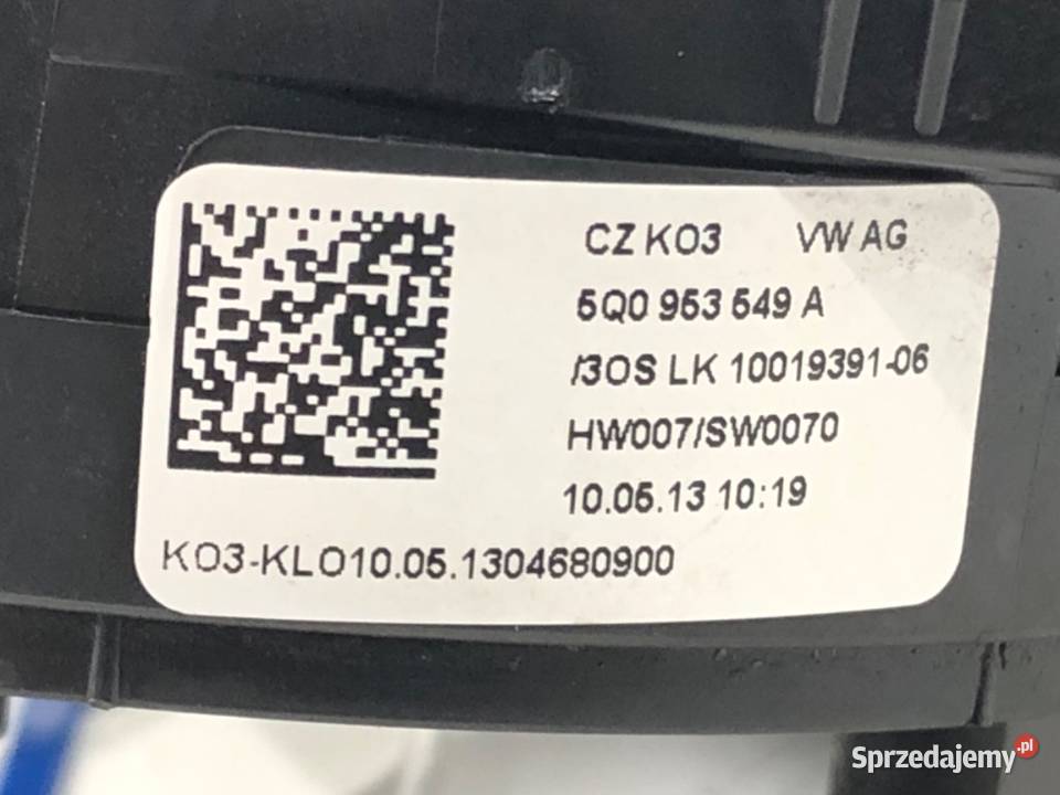 TAŚMA AIRBAG VW GOLF VII 5Q0953549A Hatchback