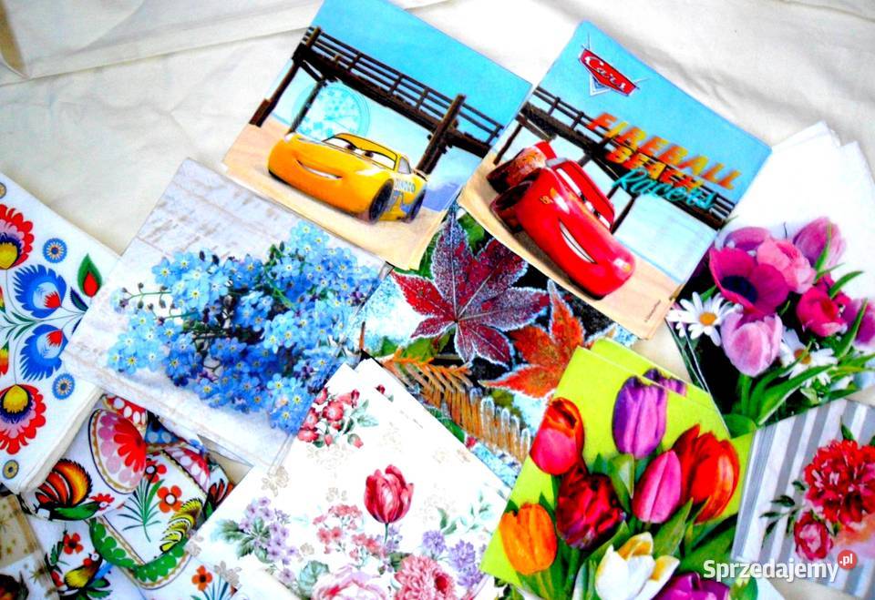 Serwetki papierowe do decoupage Zestaw prawie Biała Podlaska