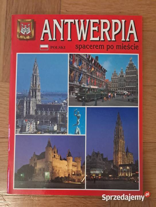 Książka przewodnik Antwerpia Belgia zwiedzanie mazowieckie Warszawa