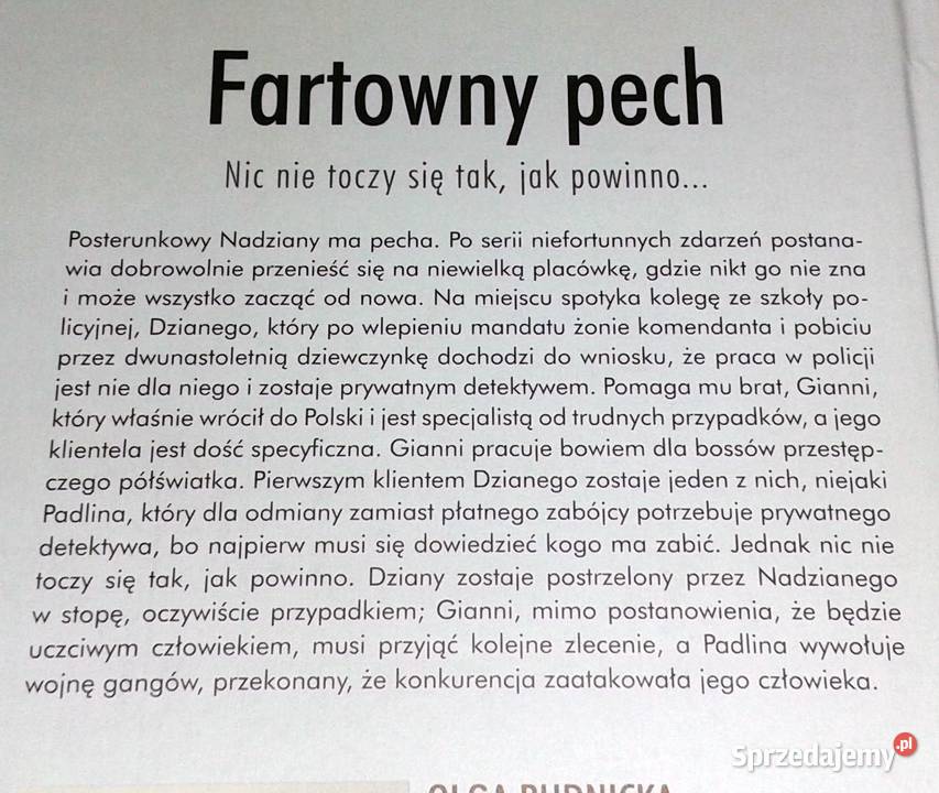 Fartowny pech Olga Rudnicka Chełm