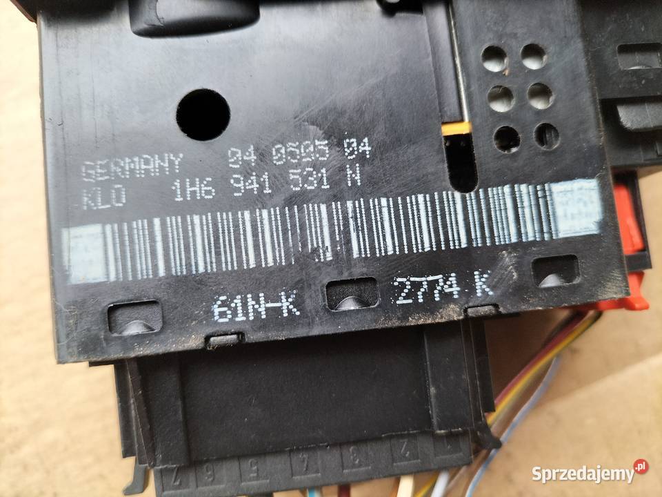 Volkswagen 1H6941531N PRZEŁĄCZNIK WŁĄCZNIK Kamień-Kolonia
