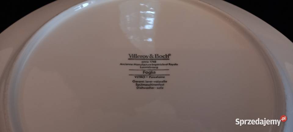 Talerz obiadowy płaski Villeroy Boch Foglia Porcelana i szkło Chełm