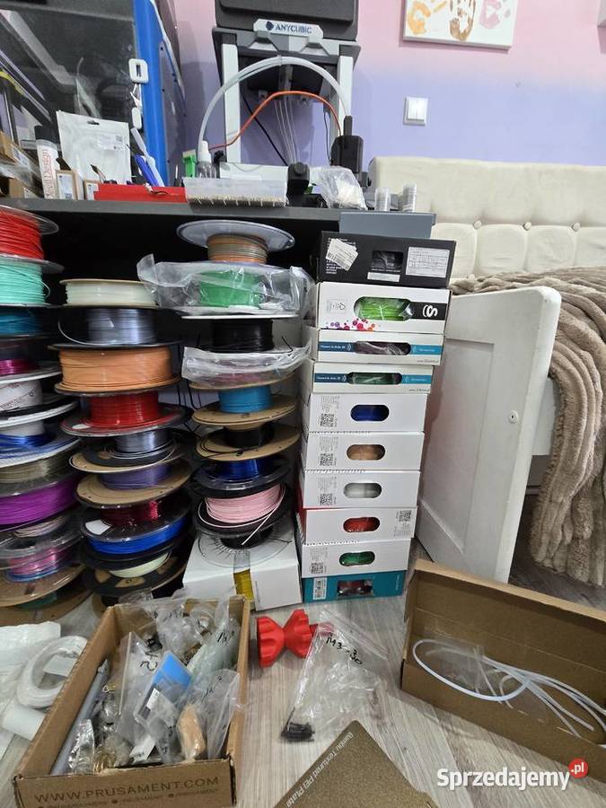 2 drukarki 3d bambu lab p1p anycubic kobra 3 z
