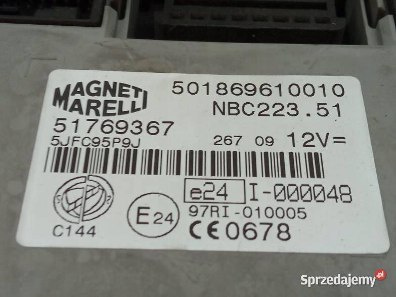 SKRZYNKA BSI 51769367 46520600 Fiat Doblo I Skrzynki bezpieczników