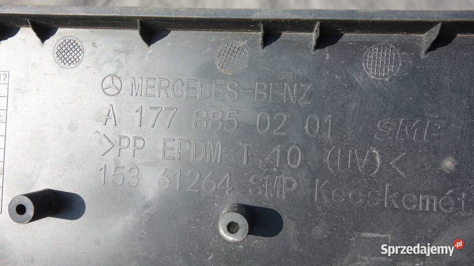 MERCEDES W177 PODKŁADKA RAMKA TABLICY REJ osobowe Ruda Śląska sprzedam