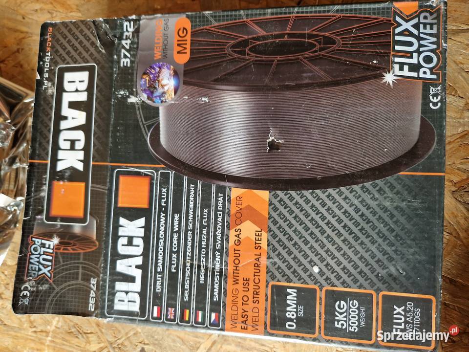 DRUT SPAWALNICZY SAMOOSŁONOWY 08MM 5000g 5 FLUX Pozostałe Głogowa