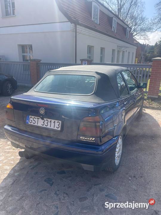Volkswagen Golf III 16 Cabrio Karmann Zarejestrowany w Polsce Pruszcz Gdański