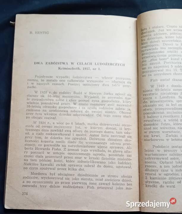 Problemy Kryminalistyki 8 111 czerwiec 1957 wielkopolskie Koźminek