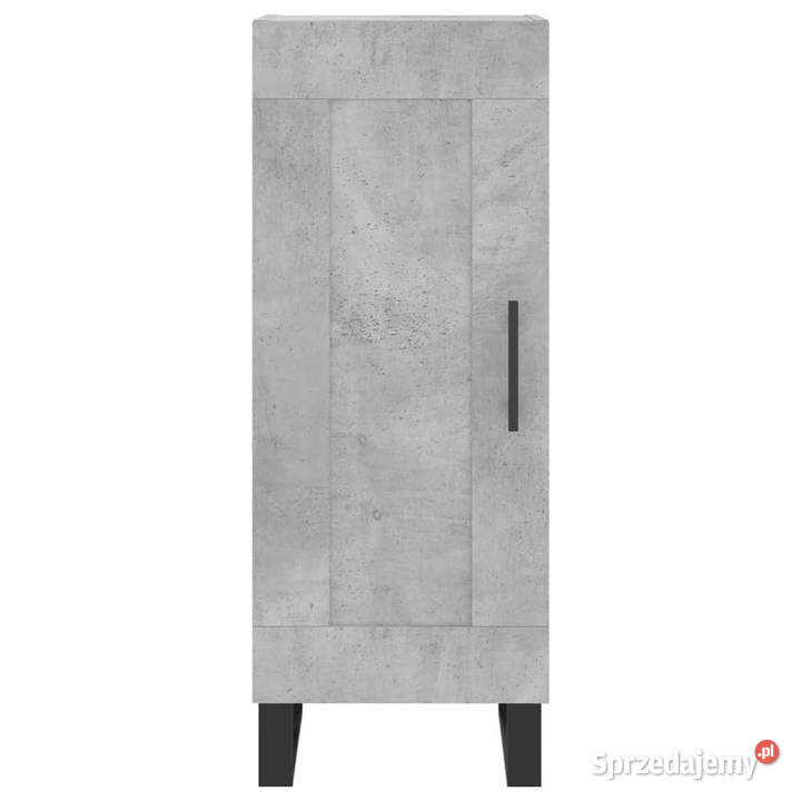 Wysoka szafka szarość betonu 345x34x180 Warszawa
