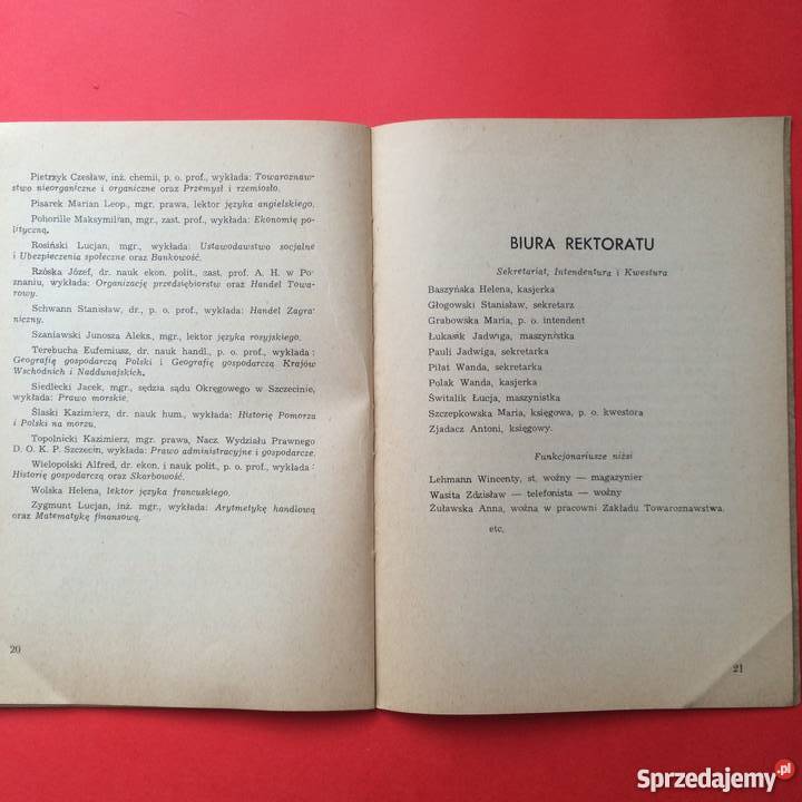 148 Akademia Handlowa 1949 r Szczecin