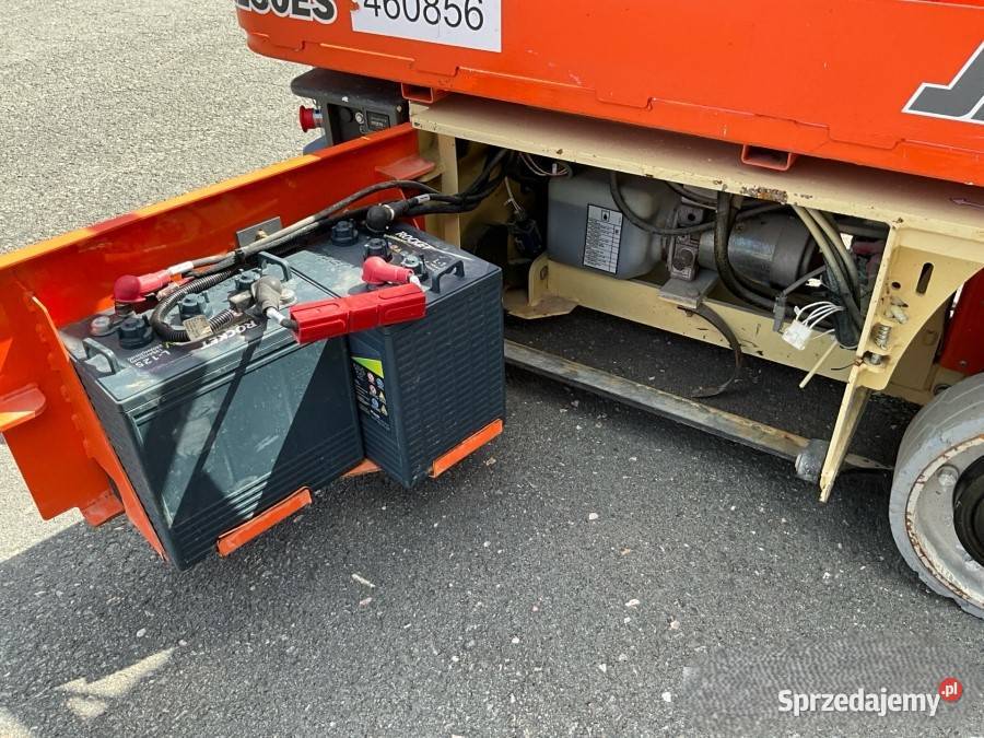 Podnośnik masztowy JLG 1230ES 2014 14900 NISKI Dźwigi, podnośniki Maszyny budowlane Podskarbice Szlacheckie sprzedam