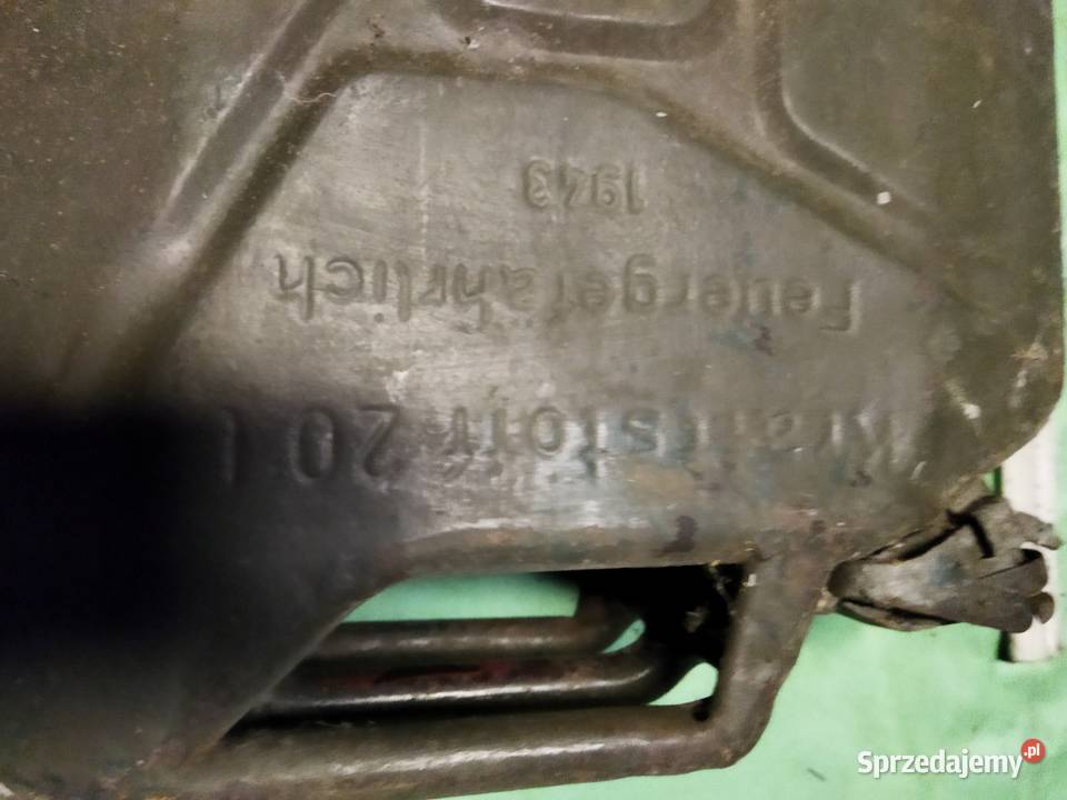 Kanister niemiecki Wermacht 1943 Nysa