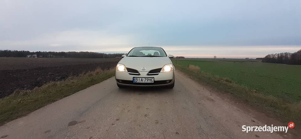 NISSAN PRIMERA P12 2003 18 benzyna Zarejestrowany w Polsce Białystok