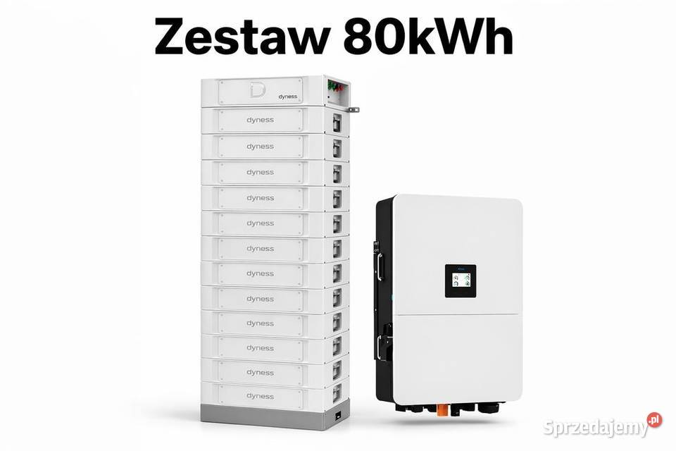 Zestaw Magazyn Inwerter HV 80 kW 107 kWh małopolskie