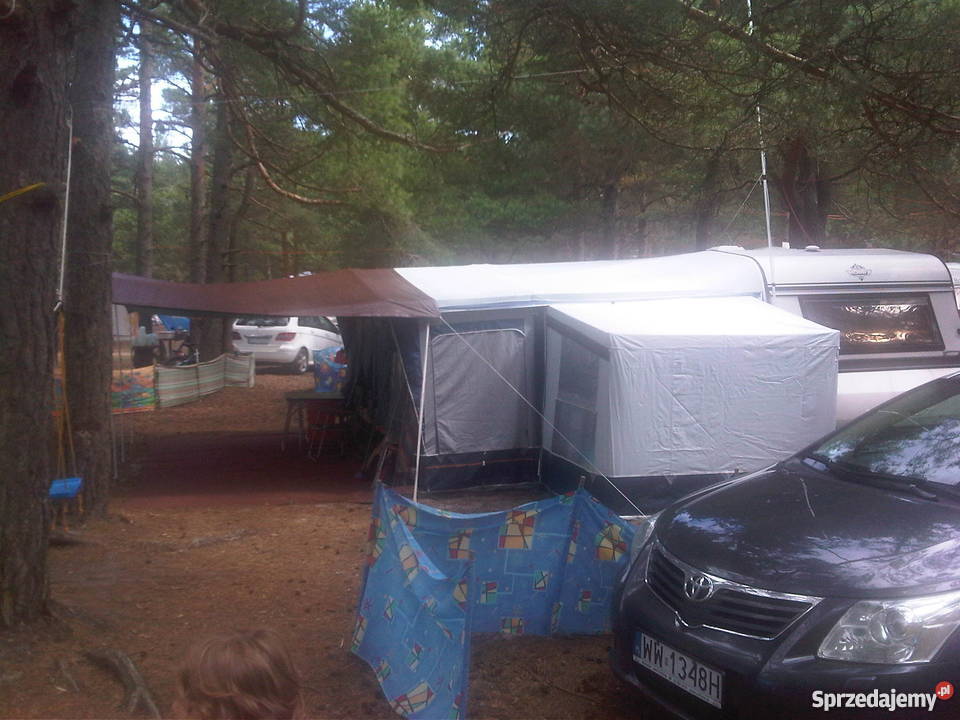 Przyczepa kempingowa Hobby 495 przedsionek