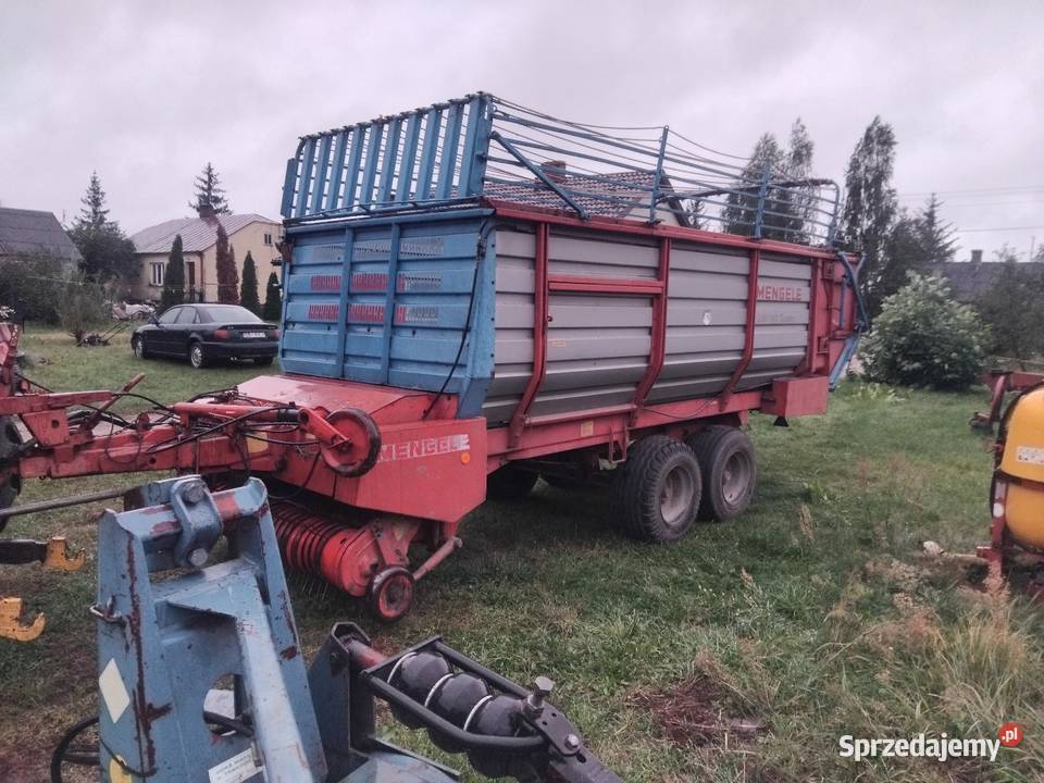 Przyczepa samozbierająca mengele Dąbrowica Mała