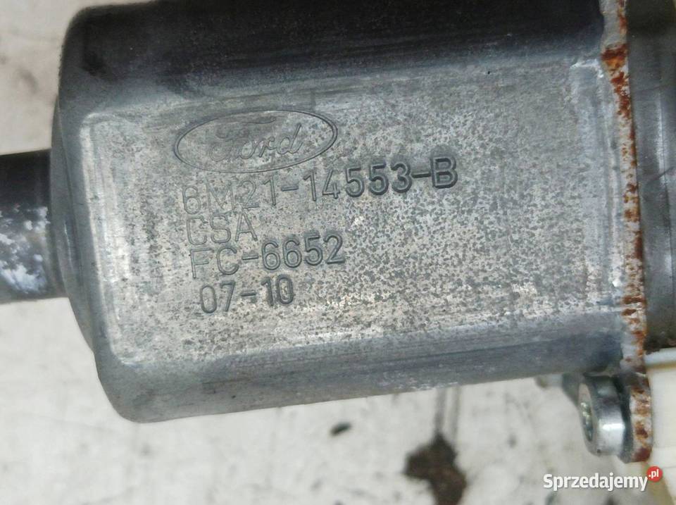 MECHANIZM SZYBY PRAWY PRZÓD 6M2114553B Ford sprzedam