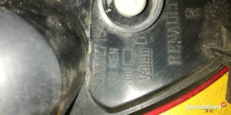 lampa tył prawa przeciwmgłowa 8200027154 Renault Prawe Piotrków Trybunalski