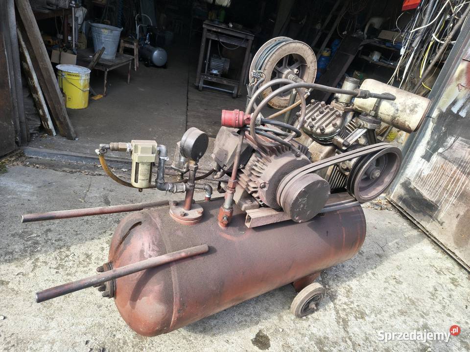 Kompresor tłokowy silnik 75kW Mściów sprzedam