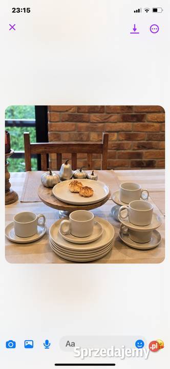 139 Zestaw kawowyśniadaniowy 18 elementów Zabrze