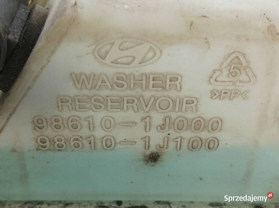 ZBIORNICZEK SPRYSKIWACZY Hyundai i20 I 20082014