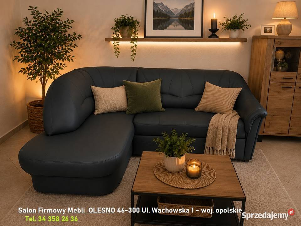 2990 Narożnik YARDEK w Skórze Naturalnej 170x225 Kluczbork
