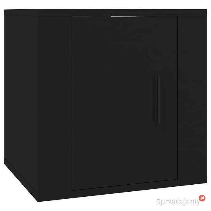 Wisząca szafka telewizyjna czarna 40x345x40 mazowieckie Warszawa